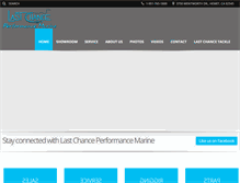 Tablet Screenshot of lastchanceperformancemarine.com